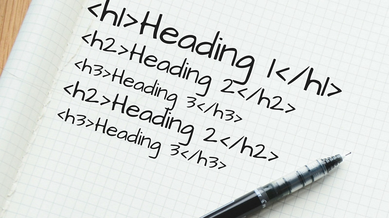 Heading tags