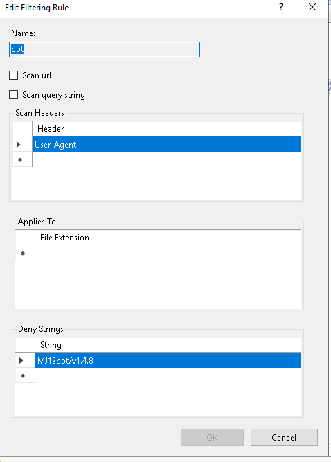 requestfiltering