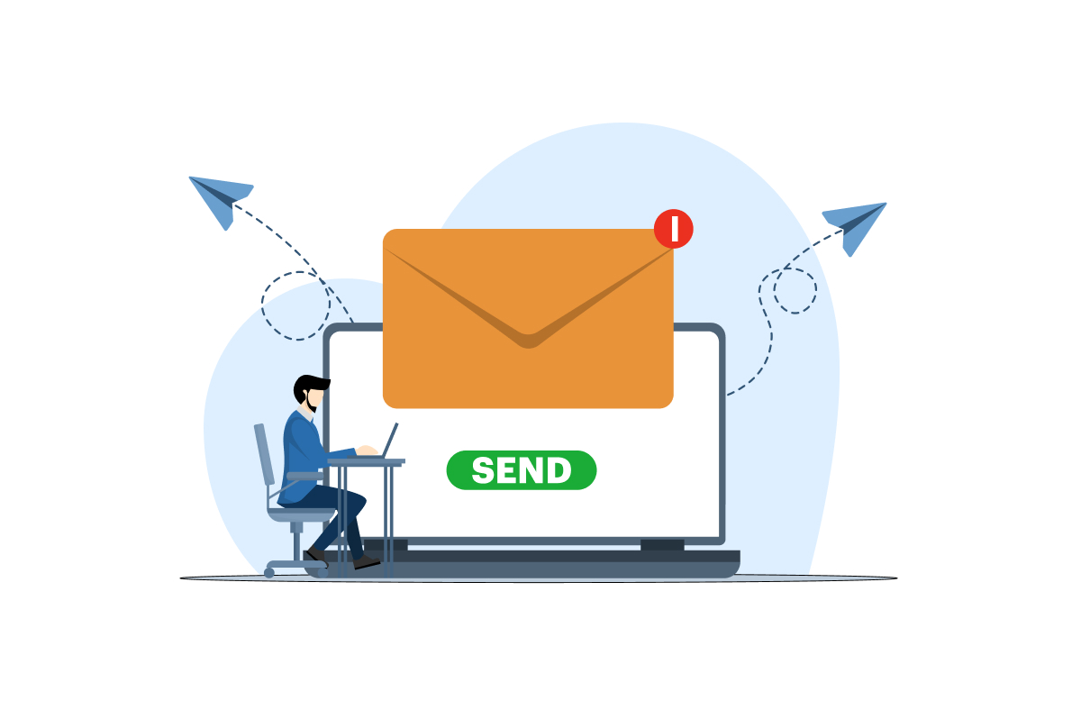 راهنمای تصویری تنظیمات ارسال ایمیل از طریق نرم افزار
