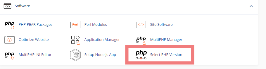 php selector